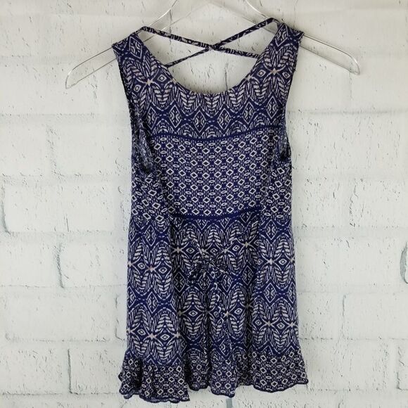 Beauties Boho embroidered Tank Top. Size M - Picture 5 of 8